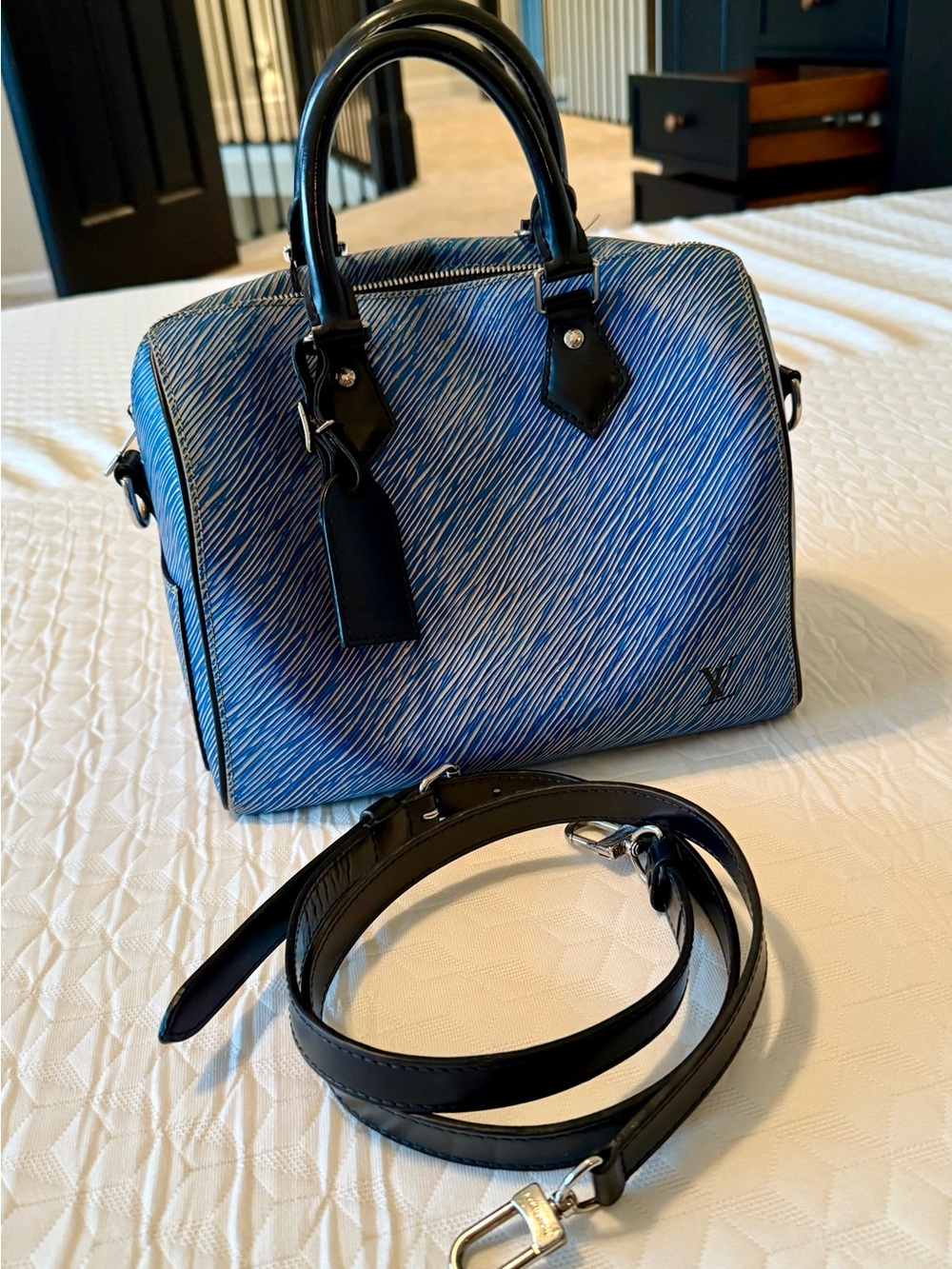 Louis Vuitton Epi Denim Speedy Bandoulière 25 - very good condition